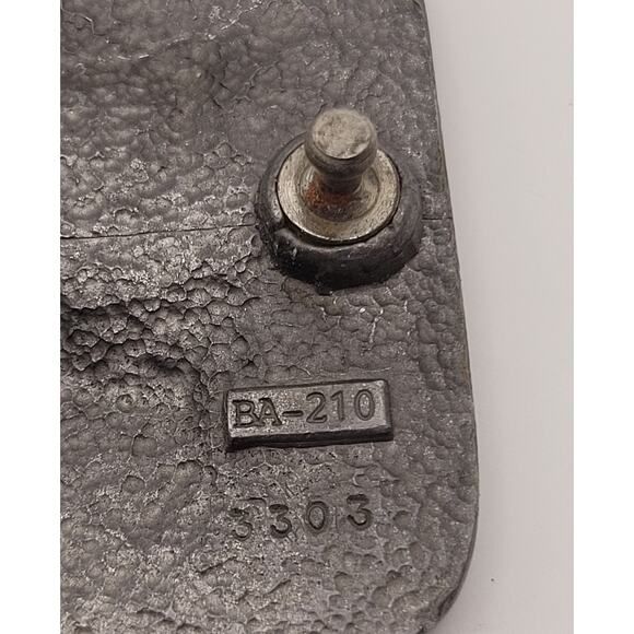 Vintage VICTOR His Master’s Voice Brass & Enamel Belt Buckle Buckles of America - Picture 12 of 15